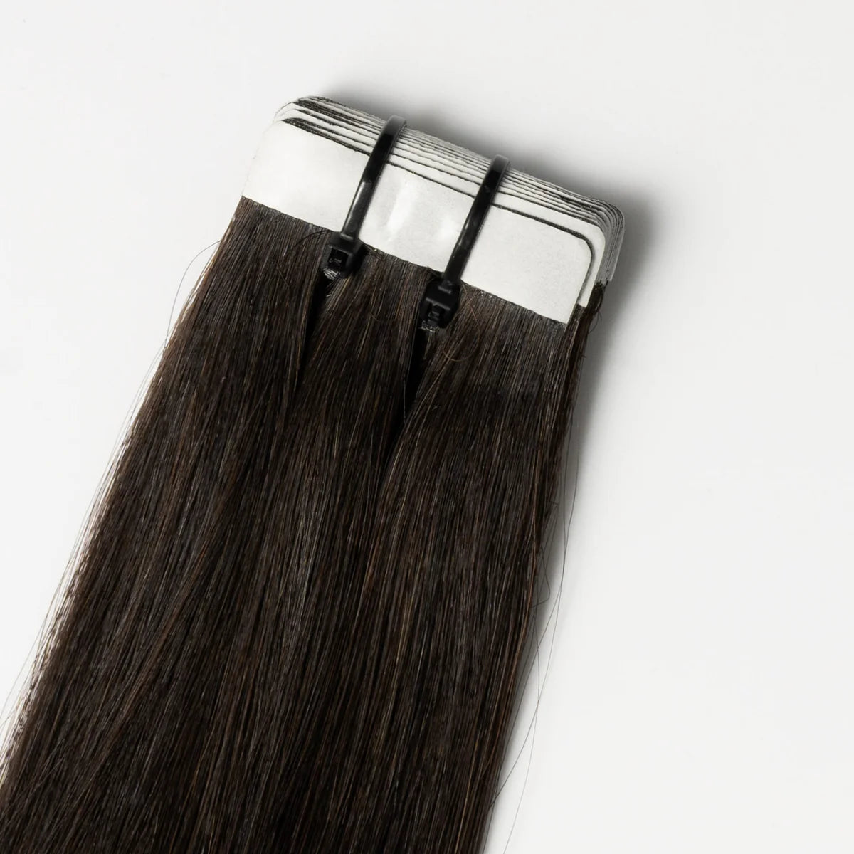 Tape-In Extensions – Russisches Echthaar – (#1B)