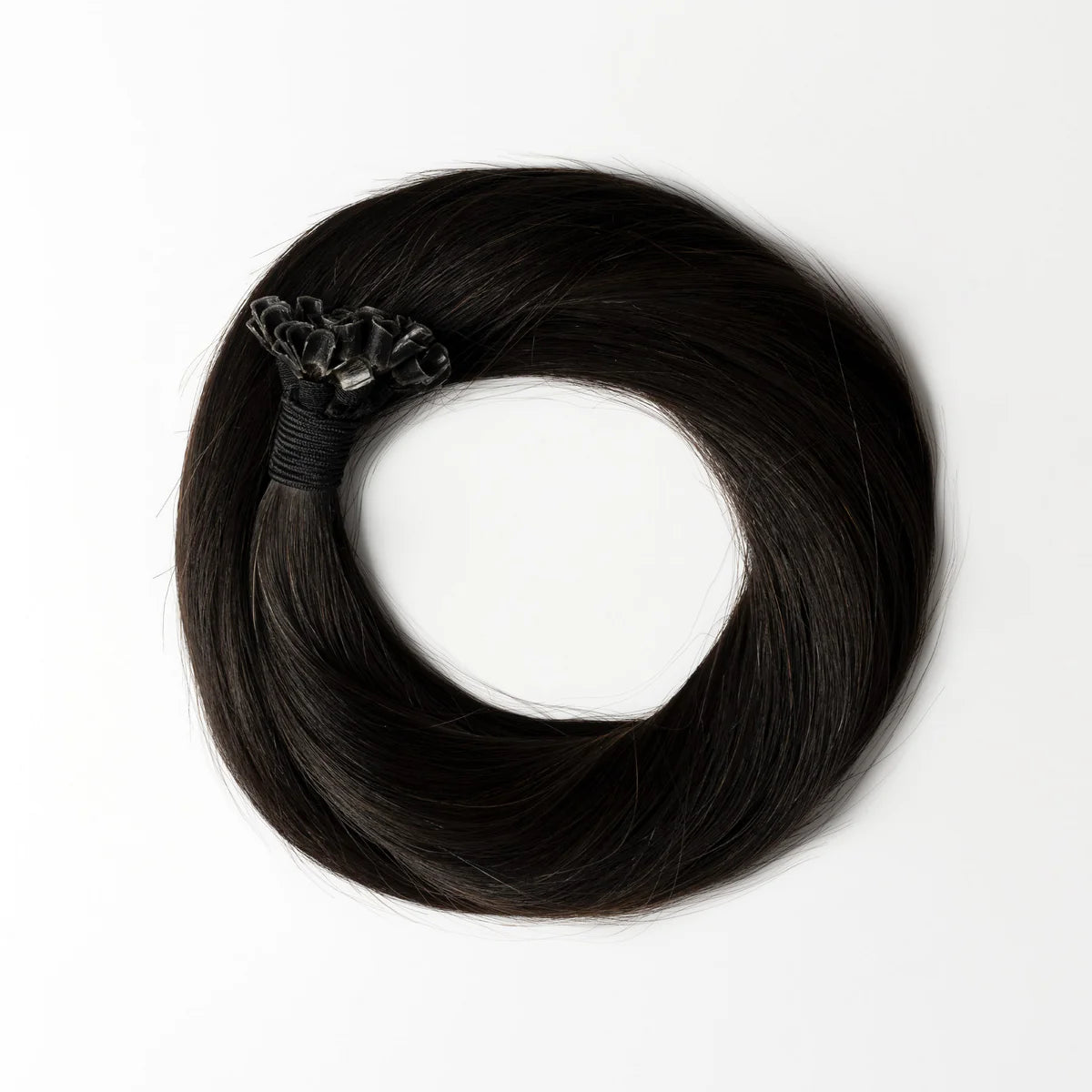 Keratin Bonding Extensions – Russisches Echthaar – (#1B)