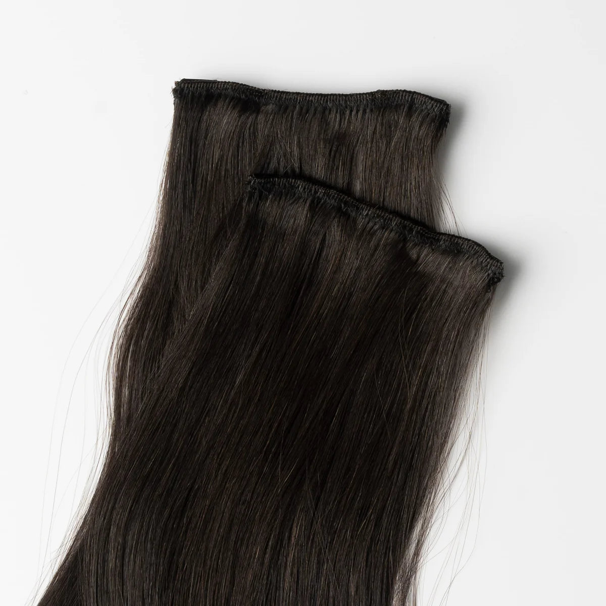 Clip-In Extensions – Russisches Echthaar – (#1B)